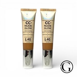 3 PACK IT Cosmetics CC+ Nude Glow Tan Rich 1.08 fl. 02/2026 NWOB